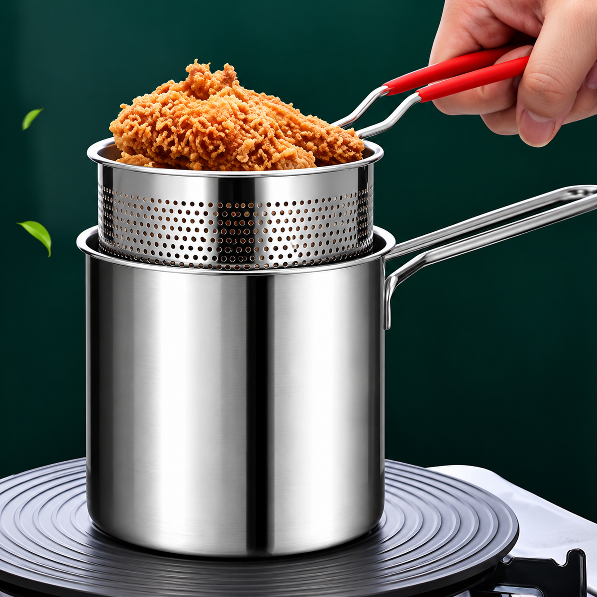 MiniFry™ | Mini Olla Freidora con Cesta Coladora