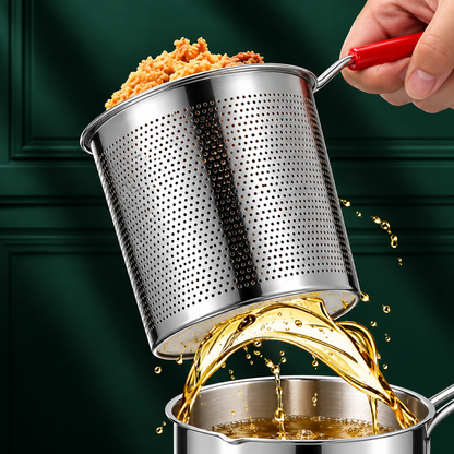 MiniFry™ | Mini Olla Freidora con Cesta Coladora
